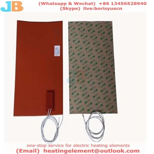 Silicon rubber Heater Heating Pad cu adeziv 3M 50buc sunt gata pentru clientu...